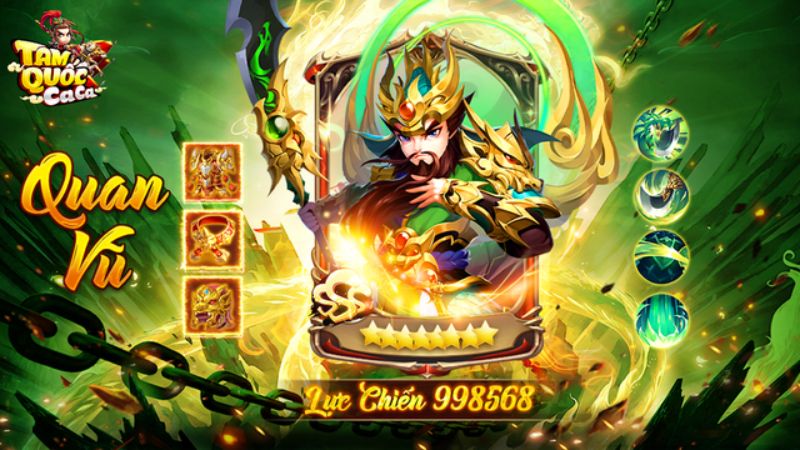 Các loại game bài Tam Quốc phổ biến